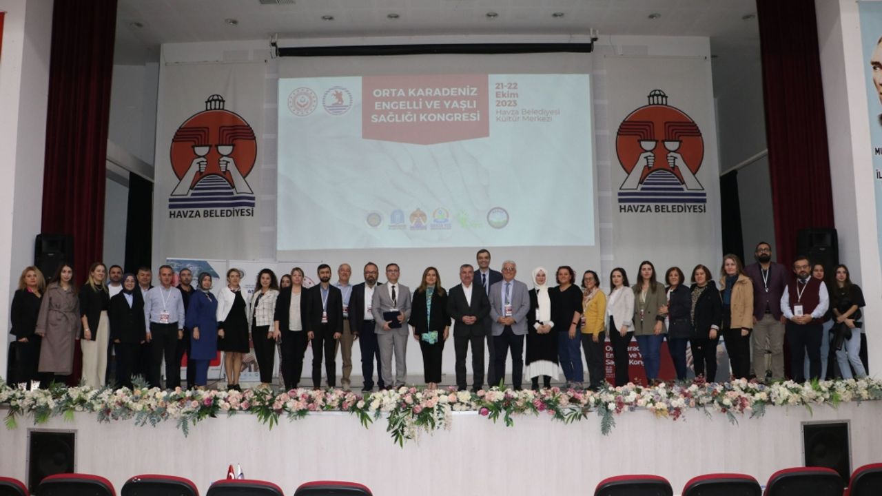 Havza'da "Orta Karadeniz Engelli ve Yaşlı Sağlığı Kongresi" sona erdi