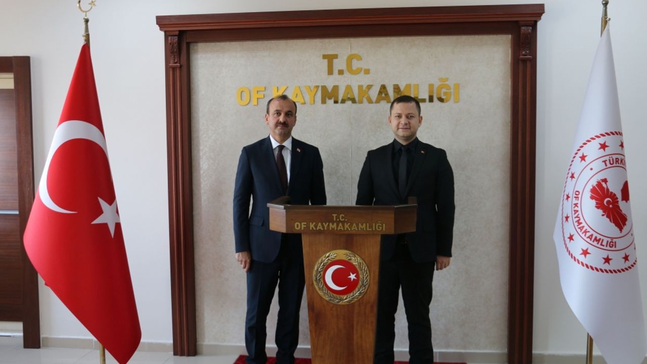 Trabzon Milli Eğitim Müdürü Uygun, Of'ta temaslarda bulundu