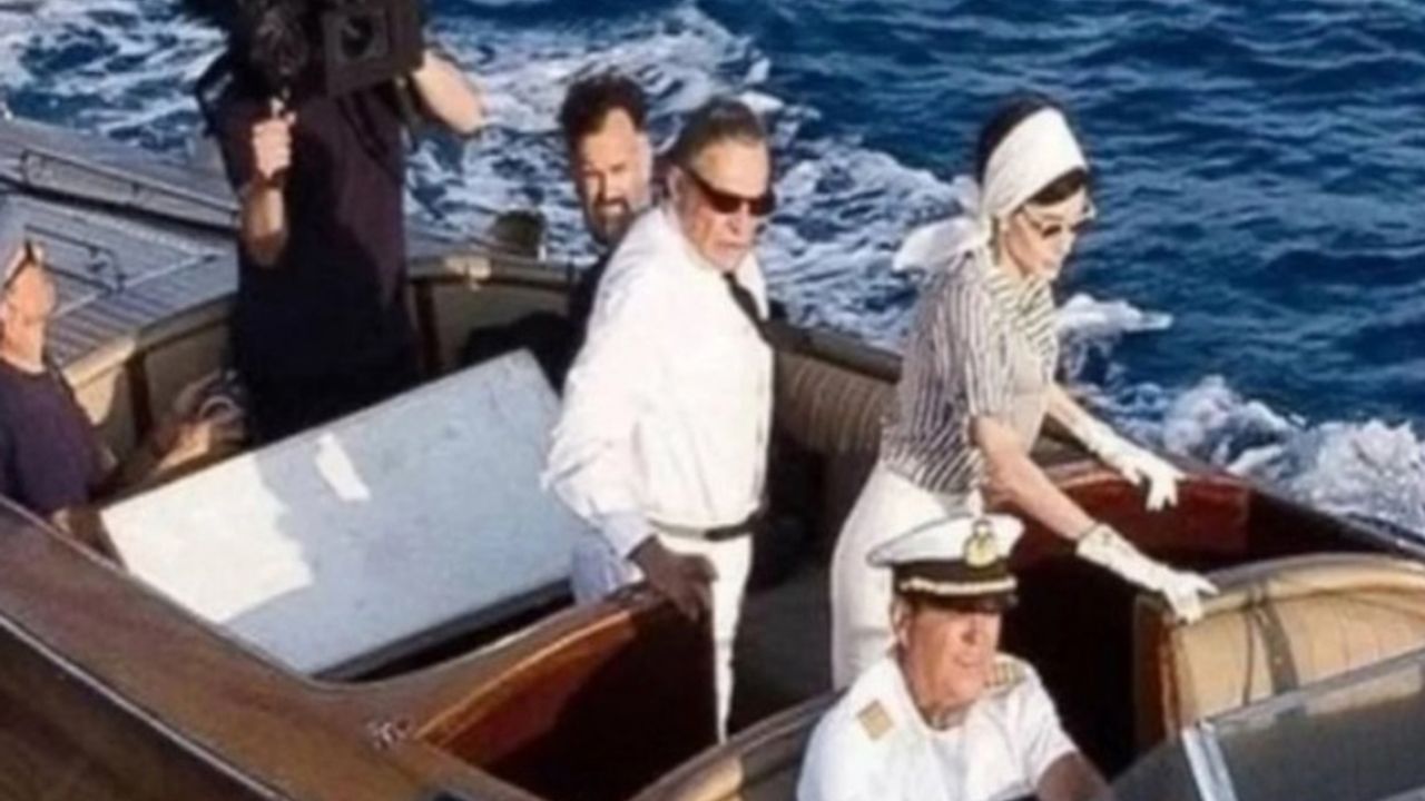 Angelia Jolie ve Haluk Bilginer'den teknede sürpriz kare: İşte "Maria"dan ilk görüntü!