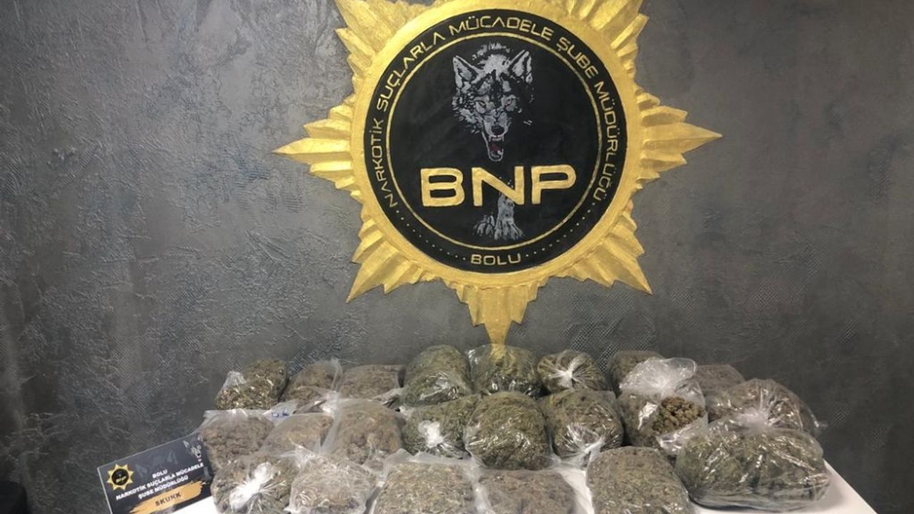 Bolu'daki uyuşturucu operasyonunda 3 zanlı tutuklandı