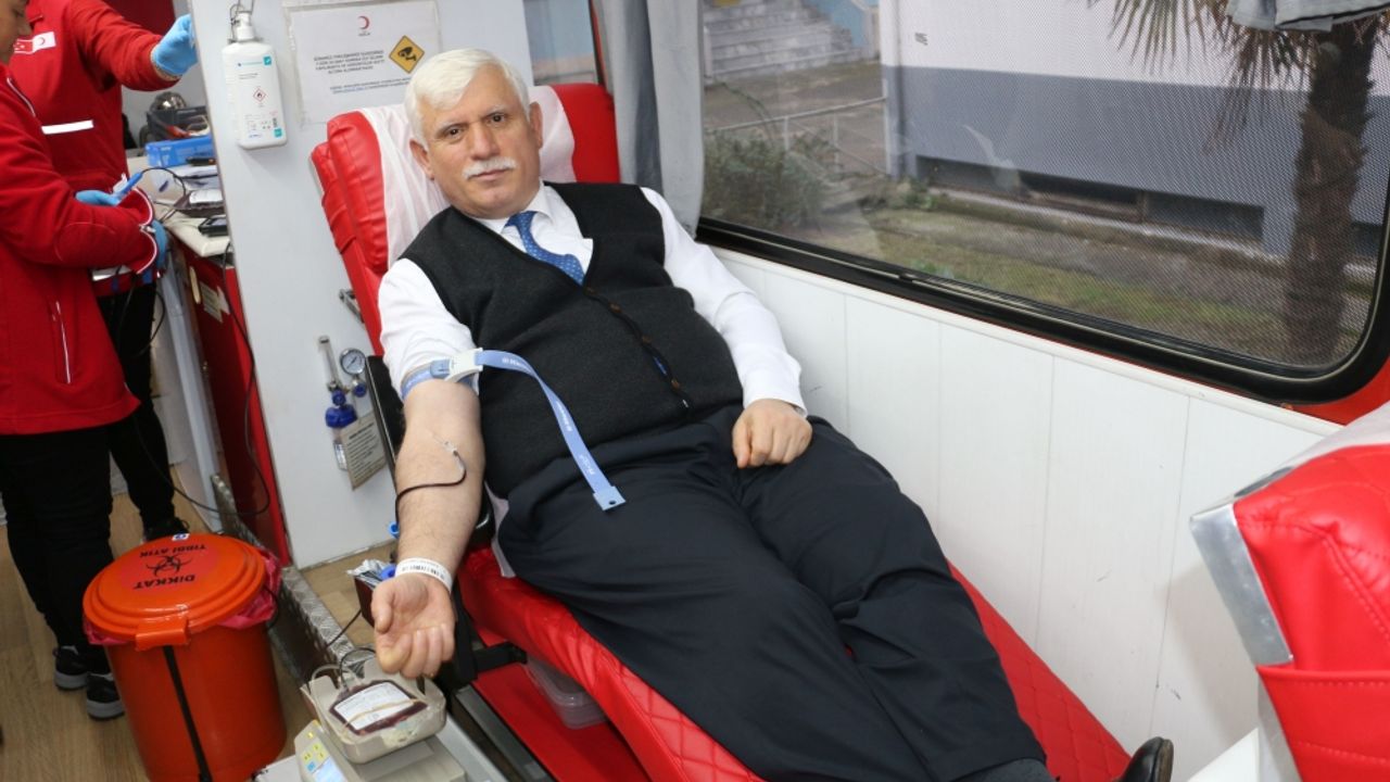 Of'ta kan bağışı kampanyası düzenlendi