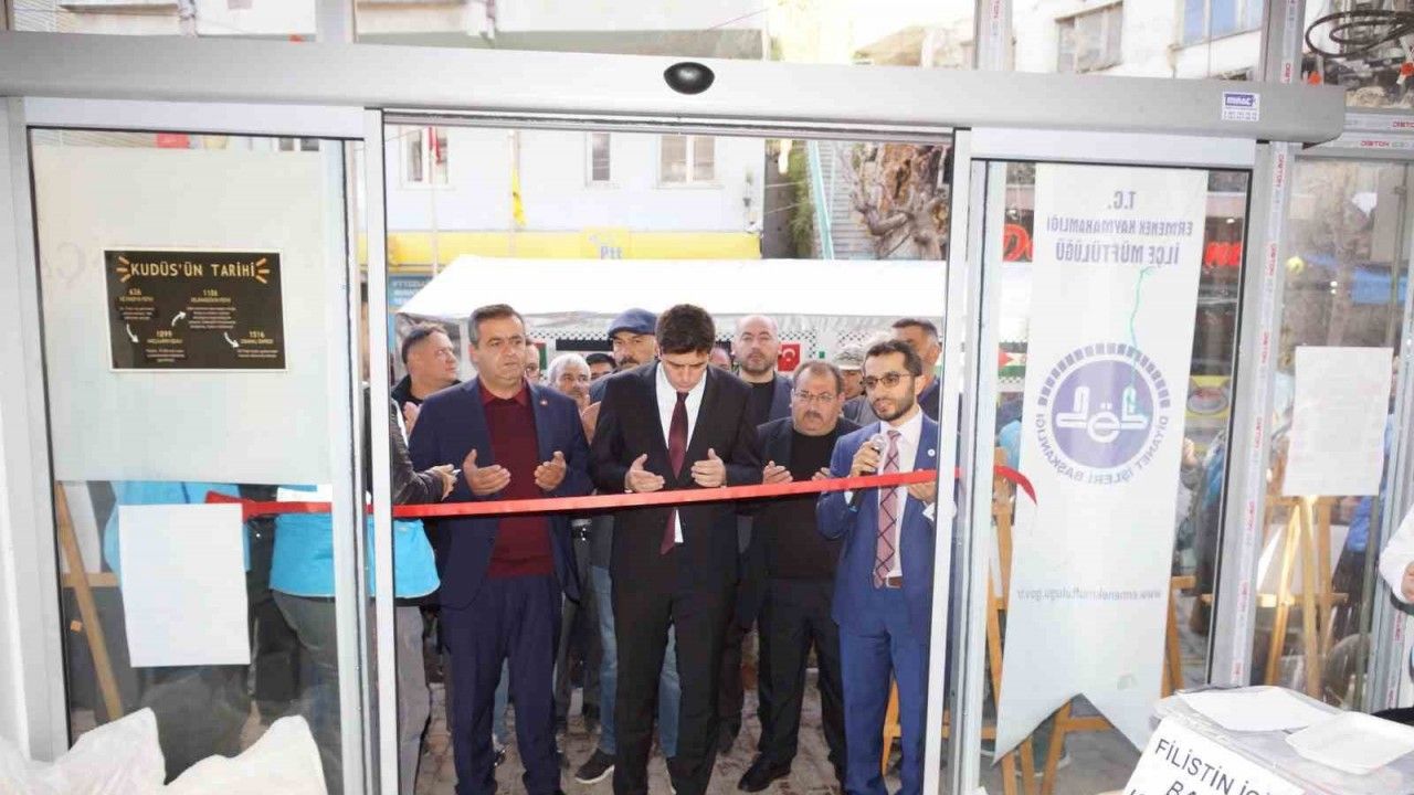 Karaman’da Filistin yararına Hayır Çarşısı açıldı