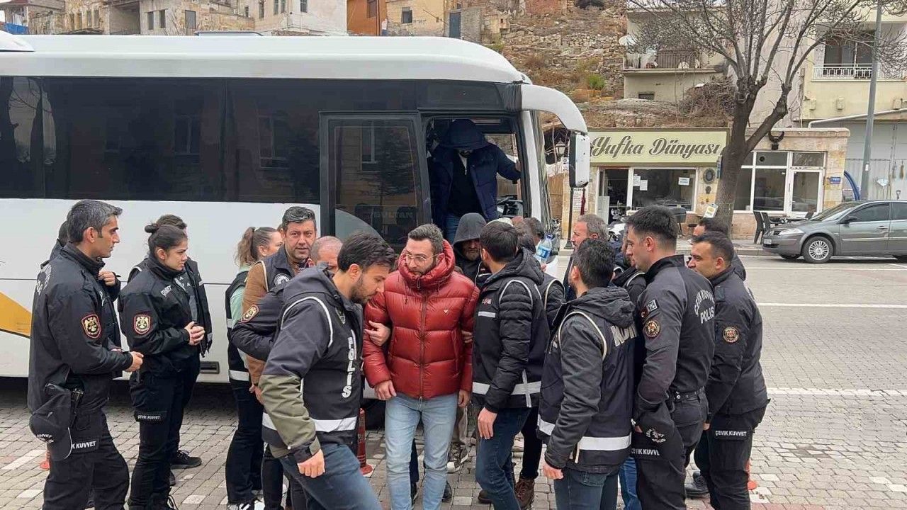 Nevşehir’de noter aracılığıyla rüşvet operasyonunda 8 kişi tutuklandı
