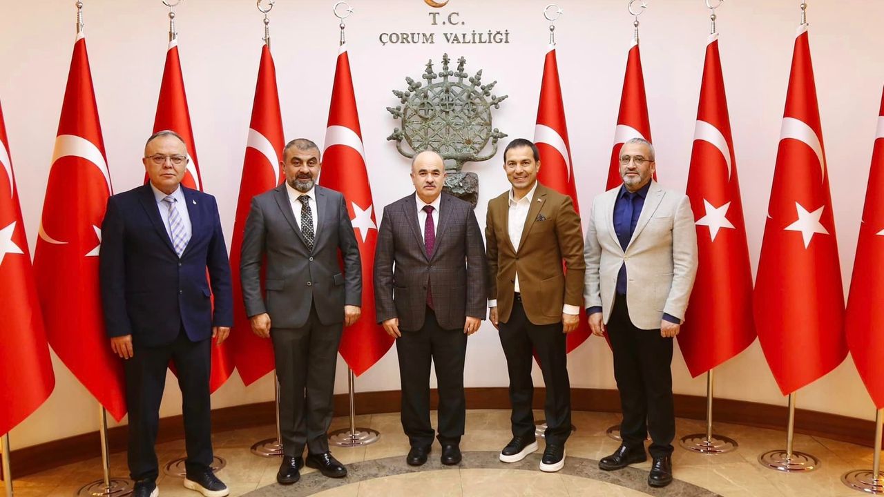 Güreş Federasyonu Başkanı Eroğlu, Vali Dağlı ile görüştü
