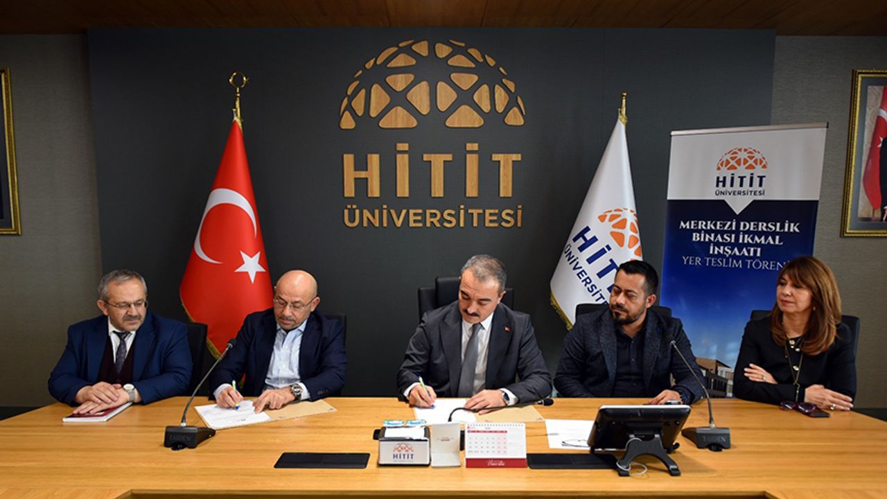 Hitit Üniversitesi genişliyor: Kuzey kampüsünde yeni merkezi derslik binası!