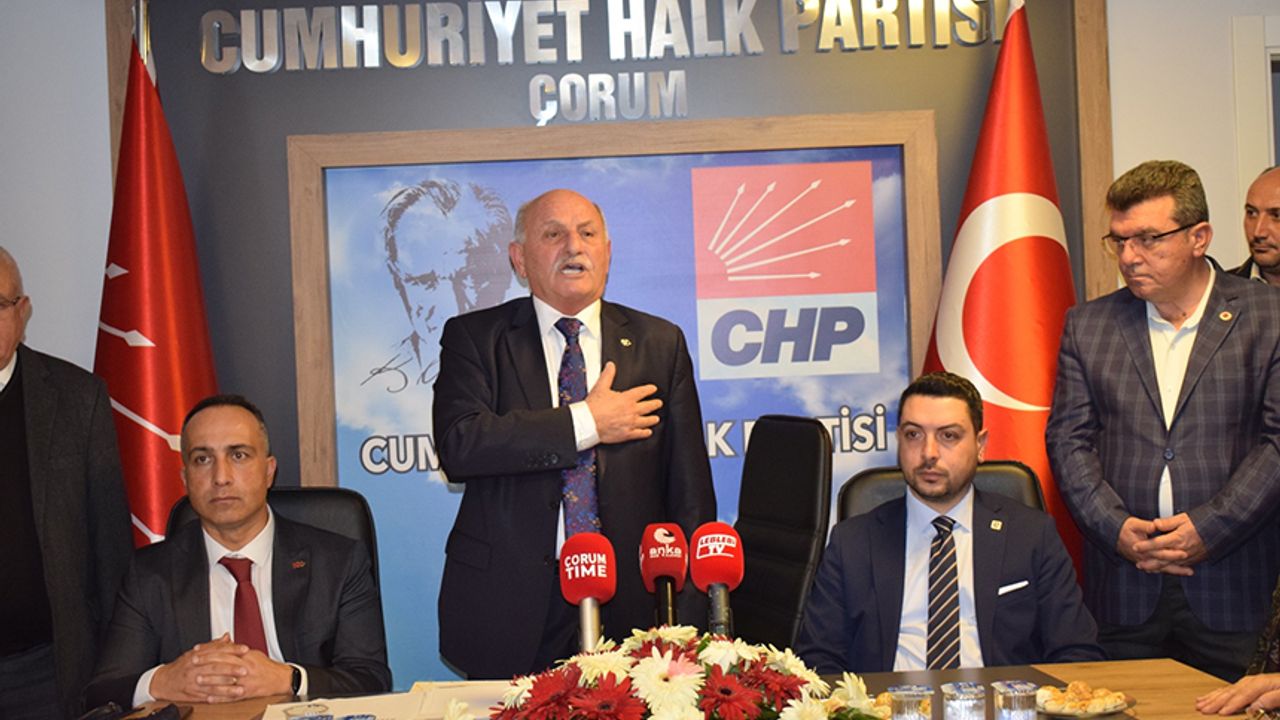 Çorum Belediye Başkanlığı için yeni aday: Osman Samsunlu CHP'den adaylığını duyurdu!