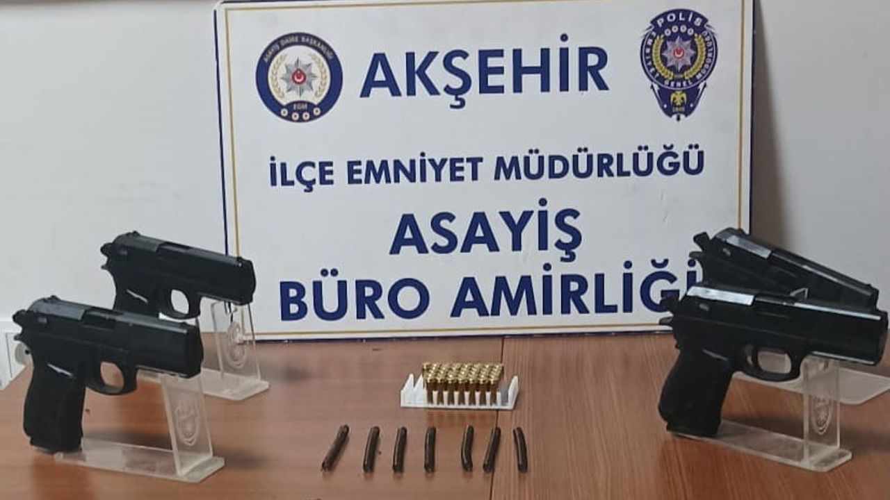 Konya’da fason silah operasyonu