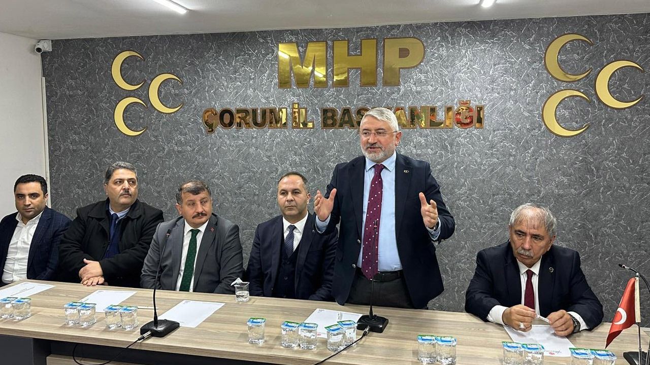 Çorum'un geleceği için el ele: Belediye Başkan adayı Aşgın'dan MHP'ye ziyeret