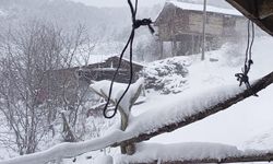 Osmancık’ta köyler karla kaplandı