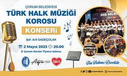 Çorum Belediyesi'nden Türk Halk Müziği konseri