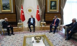 Cumhurbaşkanı Erdoğan, Bahçeli, Destici ve Aksakal'ı kabul etti