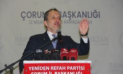 19 Mart'ta Çorum'da olacak: Yeniden Refah Partisi lideri Fatih Erbakan geliyor