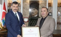 Vali Mustafa Çiftçi'den İskilip'e şükran belgesi