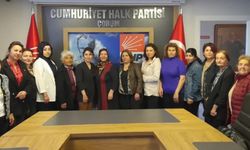 Dünya Çorumlular Konfederasyonu Kadın Kolları Başkanı Sevgi Yıldız'dan CHP'ye ziyaret
