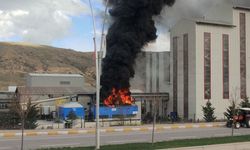 Çankırı'da korku dolu anlar: Tuz fabrikasında yangın paniği