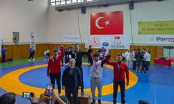 Hitit Üniversitesi güreşçilerden 2 altın, 3 bronz madalya