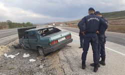 Çorum'da trafik kazası: 79 yaşındaki sürücü yaralandı
