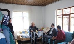 Kaymakam Erkan Şahin'den yaşlılara ziyaret