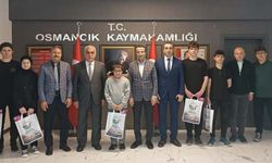 Kaymakam Akpay, Türkiye finallerine katılacak öğrencileri kutladı