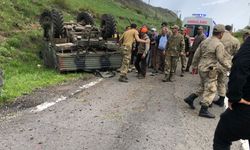 Ardahan'da askeri araç devrildi: Yaralılar var