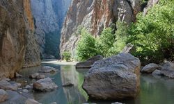 Doğal cennet 'Kazankaya Kanyonu' göz kamaştırıyor