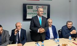 Milletvekili adayı Yusuf Ahlatcı'dan Kafkas Kültür Derneği'ne ziyaret