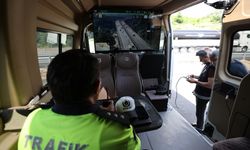 Anadolu Otoyolu'nda emniyet şeridi ihlali dron desteğiyle tespit ediliyor