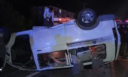 Samsun'da minibüsün devrildi: 9 kişi yaralandı