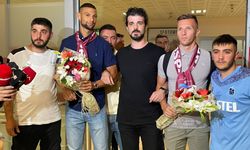 Trabzonspor'un transfer görüşmesi yaptığı Orsic ile Joaquin Fernandez, Trabzon'a geldi