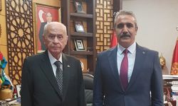 MHP İl Başkanı Karapıçak'tan Bahçeli'ye ziyaret: Hayır dualarını aldık