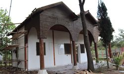 Osmancık'ın manevi mimarı Koyunbaba türbesinde restorasyon çalışmaları sürüyor