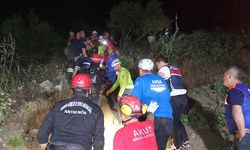 MANİSA - Kanyondan düşerek yaralanan kişi kurtarıldı