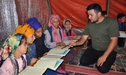 Amasya'da tarım işçilerinin çocuklarına Kur'an eğitimi veriliyor