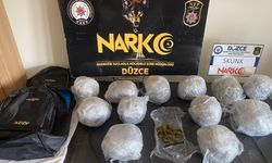Anadolu Otoyolu'nda durdurulan araçta yaklaşık 6,5 kilogram uyuşturucu ele geçirildi