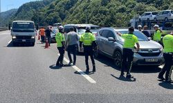 Anadolu Otoyolu'nda meydana gelen zincirleme kazalar ulaşımı aksattı