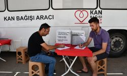 Gümüşhacıköy'de kan bağışı kampanyası düzenlendi