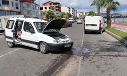 Ordu’da hafif ticari araçların çarpışması sonucu 2 kişi yaralandı