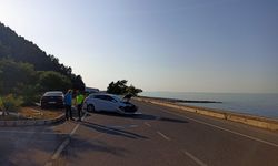 Samsun'da iki otomobil çarpıştı, 5 kişi yaralandı