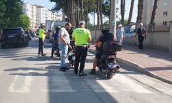 Samsun'da motosiklet sürücülerine yönelik trafik uygulaması