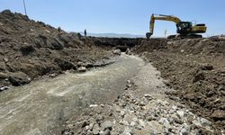 Su taşkınlarında hasara uğrayan D-100 kara yolu Bolu kesiminde çalışma başlatıldı