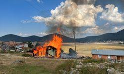 Bolu'da ahşap evde çıkan yangın söndürüldü