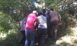 Bolu'da devrilen traktörün altında kalan sürücü yaralandı