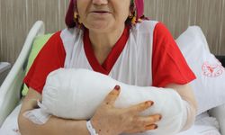 Rize'de 72 yaşındaki kadının ilkel teleferikte kopan parmakları 7 saatte dikildi