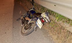 Samsun'da bariyere çarparak devrilen motosikletin sürücüsü ağır yaralandı