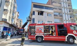 Samsun'da çıkan ev yangını söndürüldü