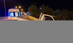 Samsun'da otomobilin çarptığı kamyonetteki kadın yaralandı