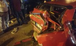 Samsun'da otomobille tırın çarpışması sonucu 4 kişi yaralandı