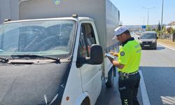 Samsun'da trafik denetimlerinde 34 sürücüye ceza kesildi