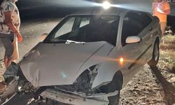 Çorum-Kırıkkale yolunda korkutan kaza: Direksiyon hakimiyetini kaybeden sürücü kanala düştü