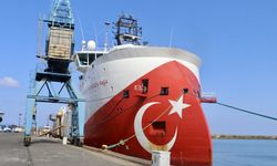 "Barbaros Hayrettin Paşa" sismik araştırma gemisi Trabzon Limanı'na geldi
